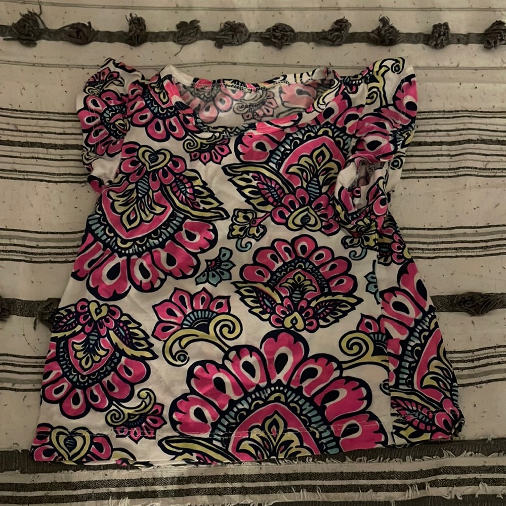 Multicolored shirt for baby girl